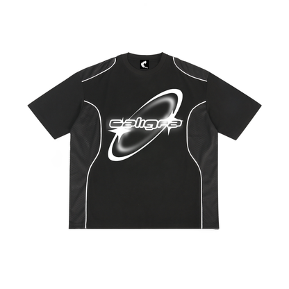 Y2K,Y2k mesh t shirt,Techno y2k,Caligra y2k